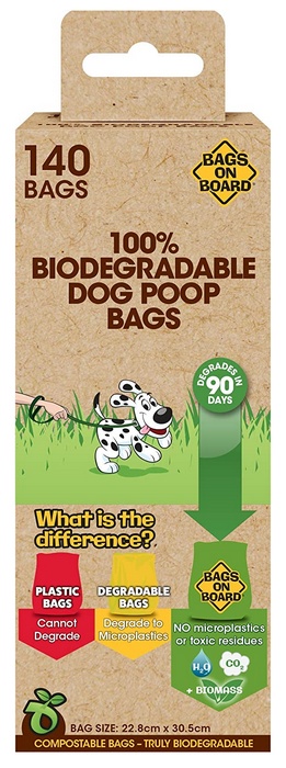B.O.B 100% kompostowalne biodegradowalne bio worki na psie odchody